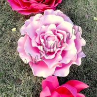 Цветок  из фоамирана "Пион розовый"